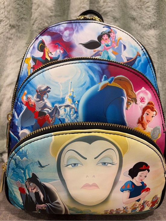 Loungefly Handbags - Disney Villains & Princesses Colorful Mini Backpack